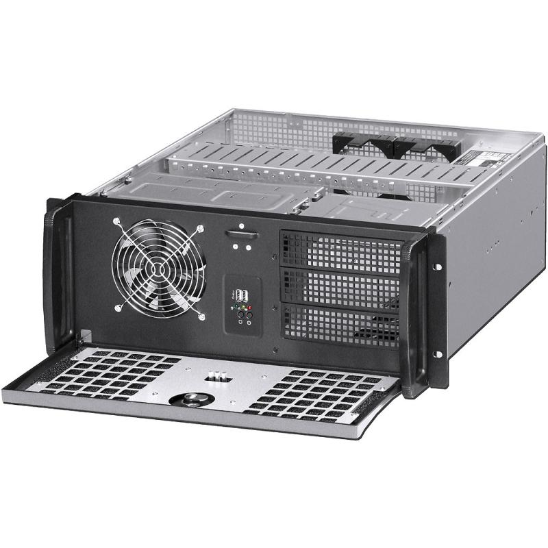 4HE Servergehäuse E4508, eATX, 7xHDD