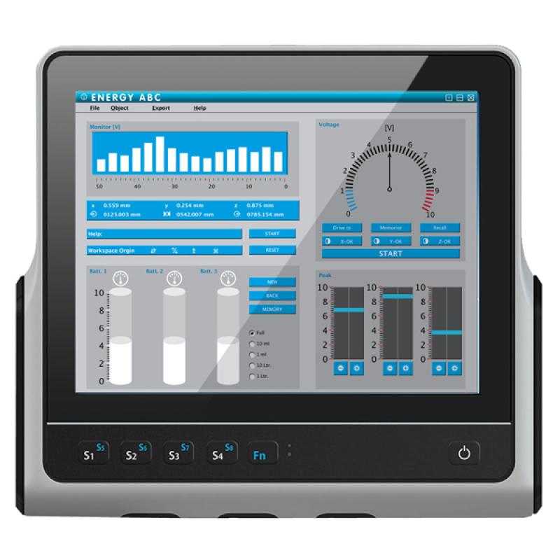 ADS-TEC VMT9112 Vehicle Mount Terminal 12.1'' PCAP, 8GB, 64GB Flash, 1xLAN, WLAN, Win10 IoT Ent.