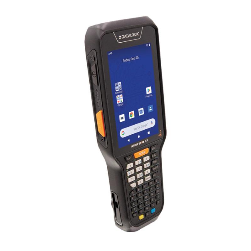 Datalogic Skorpio X5, RAM: 4GB, Flash: 64GB, 2D, BT, WLAN, NFC, Alpha., Android, 3500mAh, kontaktlos