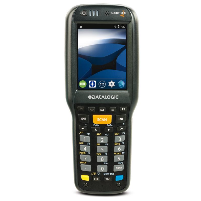 Datalogic Skorpio X4, 1D, Imager, BT, WLAN, Num., Gun, RB, Android 4.4