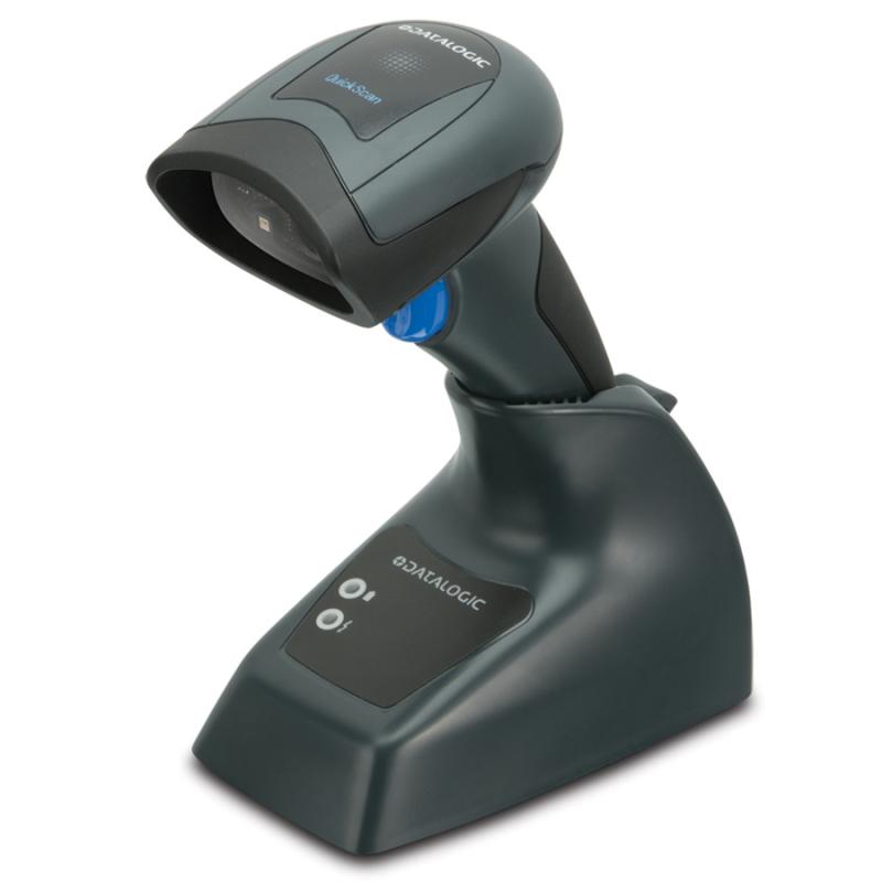 Datalogic QuickScan I QBT2131, 1D, BT, USB-Kit, Standfuß, schwarz