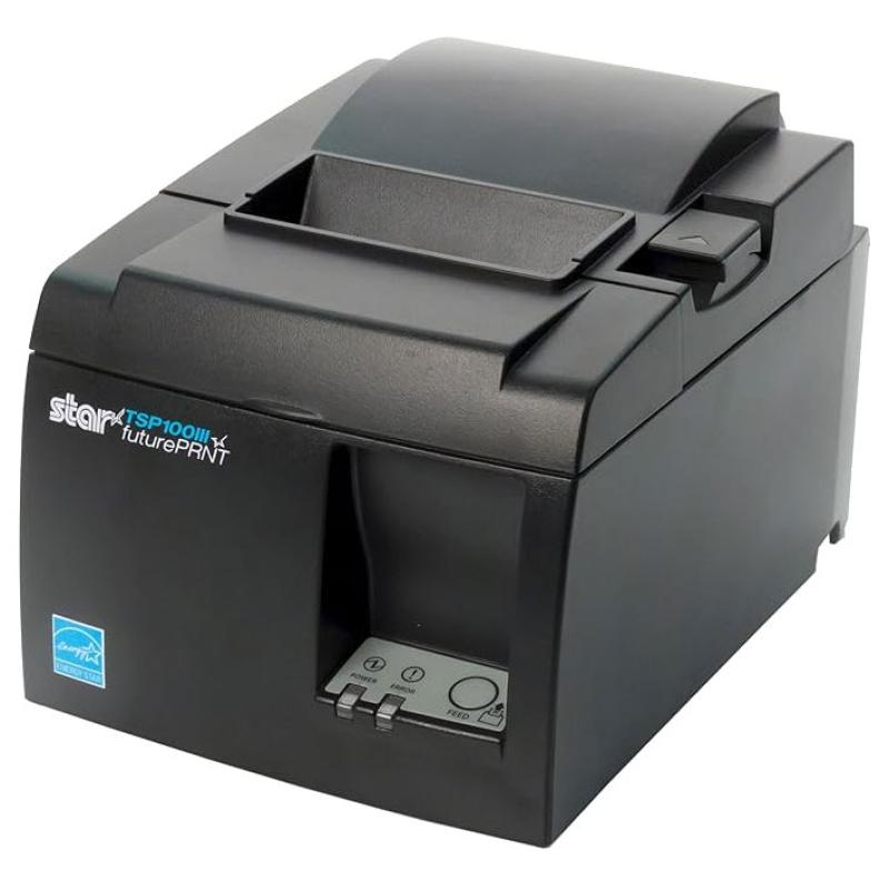 Star TSP143III LAN, Ethernet (203dpi), Cutter, grau