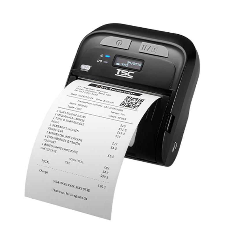 TSC Mobildrucker, Thermodirekt, 8 Punkte/mm (203dpi), Medienbreite (max): 80mm, Druckbreite (max.):