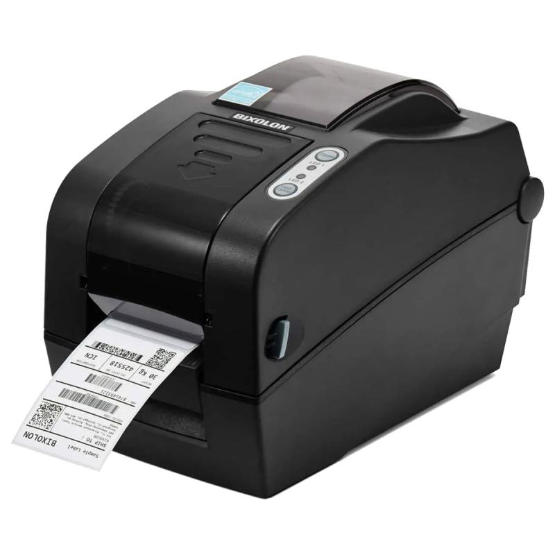 Bixolon SLP-TX223,TT, (300dpi), USB, RS232,Peeler, Black Mark, Gap, dunkelgrau