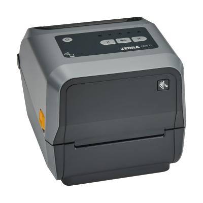 Zebra ZD621t, 8 Punkte/mm (203dpi), Cutter, RTC, USB, USB-Host, RS232, BT (BLE), Ethernet, grau