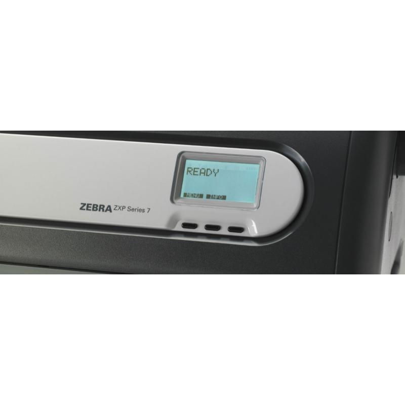 Zebra ZXP Series 7, beidseitig, 300dpi, USB, Ethernet, MSR, Laminierung beids.