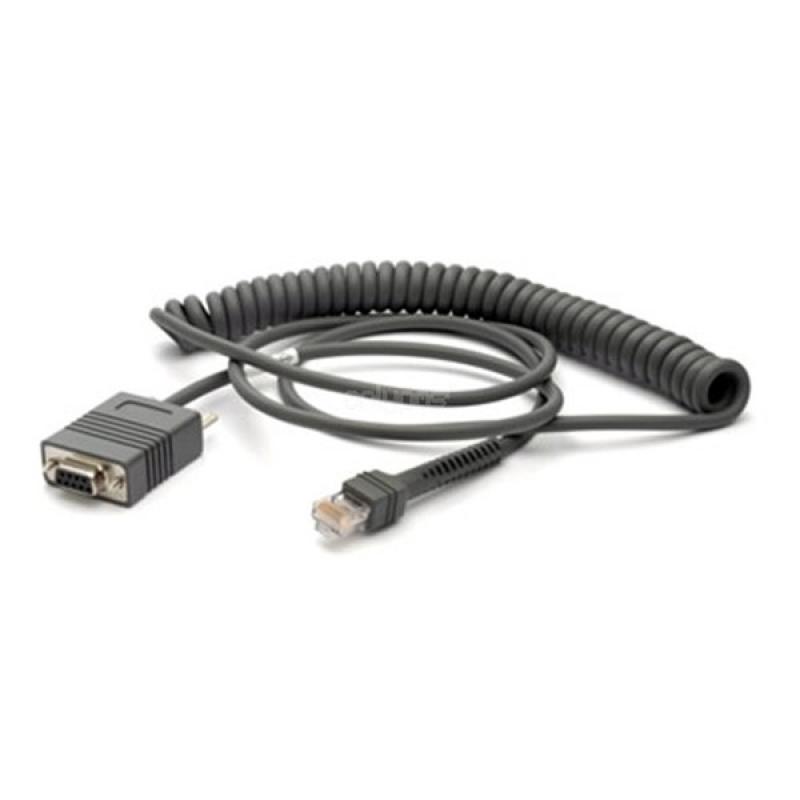 Zebra RS232-Kabel 2,7 m, gedreht, DB9F, TxD-2, 12V, bis -30°C einsetzbar