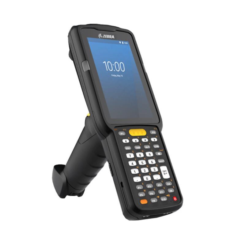 Zebra MC3300x, 2D, SE4850, ER, BT, WLAN, NFC, 38-Key functional-num., IP64, Gun, Android 10