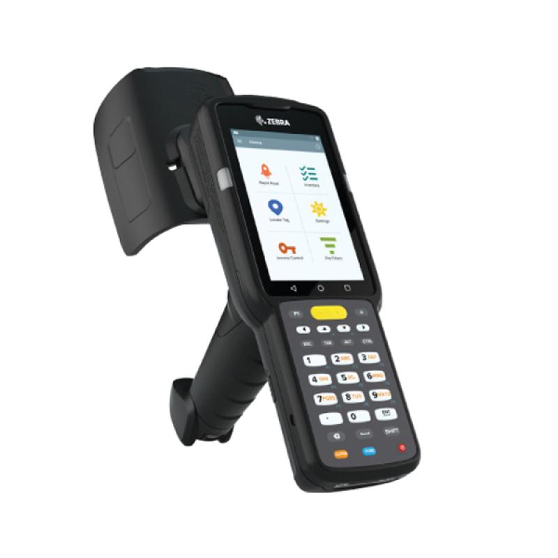 Zebra MC3390XR, 2D, SE4750, MR, BT, WLAN, 29-Key num., IP64, Gun, RFID, IST, PTT, GMS, Android