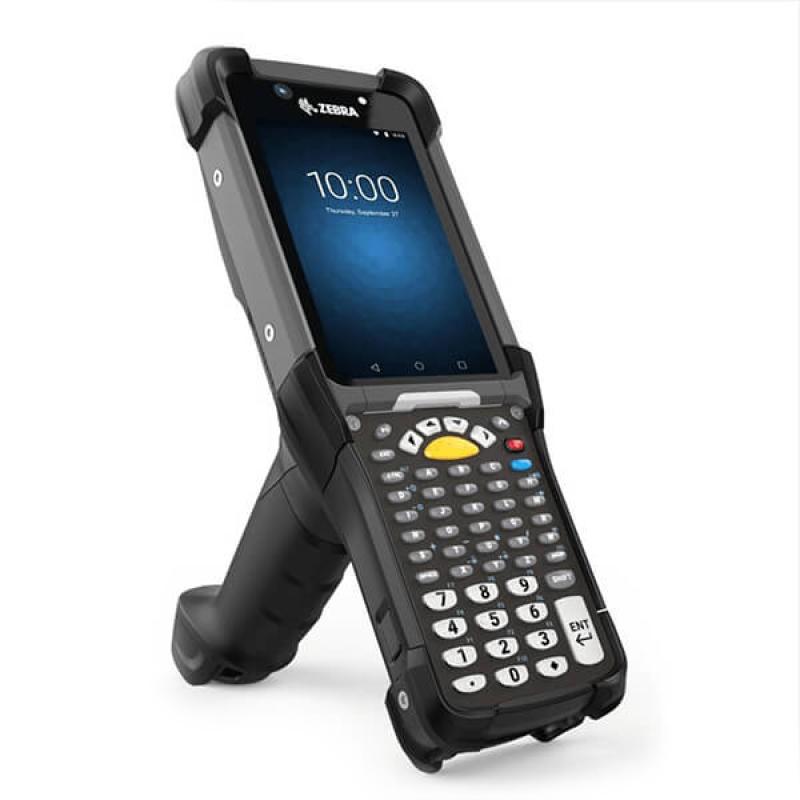 Zebra MC9300, 1D, SR, BT, WLAN, Gun, IP65/67, IST, 53-Key alpha-num., Android