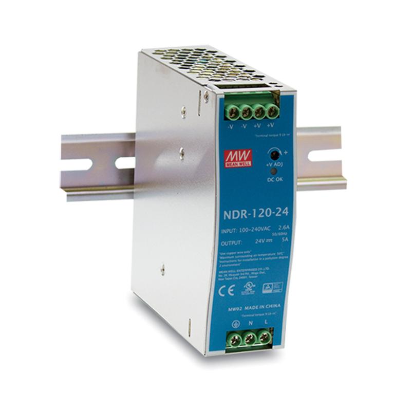 120 Watt Series - Industrial Single Output DIN Rail Power Supply, 24V