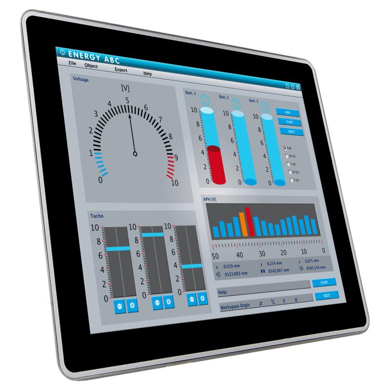 15" kapazitiver Touchmonitor, IP68 (bis zu 100 m)