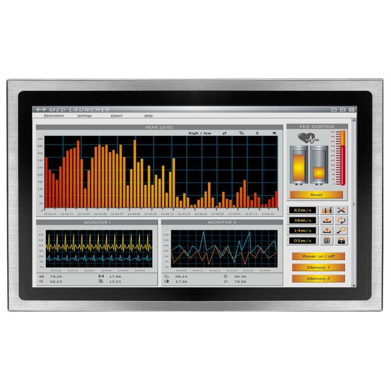 21.5" Touchmonitor Edelstahl