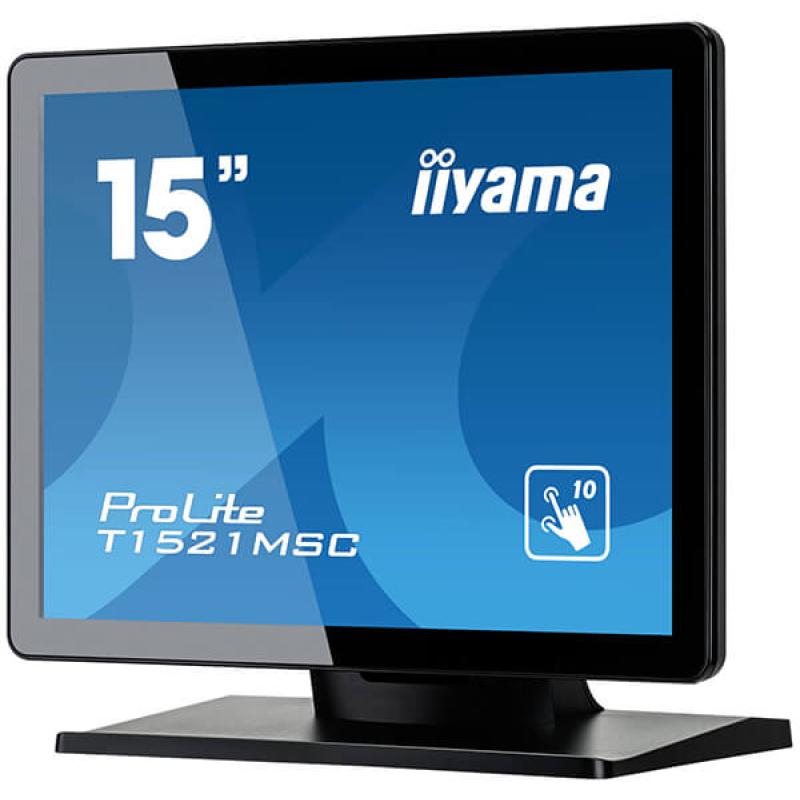 iiyama ProLite T1521MSC, 38,1cm (15''), Projected Capacitive, 10 TP, schwarz