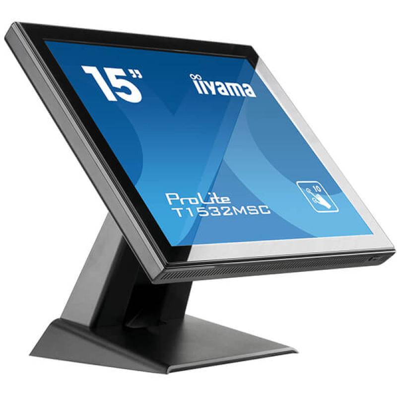 iiyama ProLite T1532MSC-B5AG, 38,1cm (15''), Projected Capacitive, 10 TP, schwarz