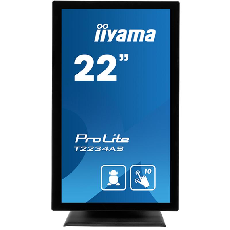 iiyama ProLite T2234AS-B1, 54,6cm (21,5''), Projected Capacitive, eMMC, Android 8.1, schwarz