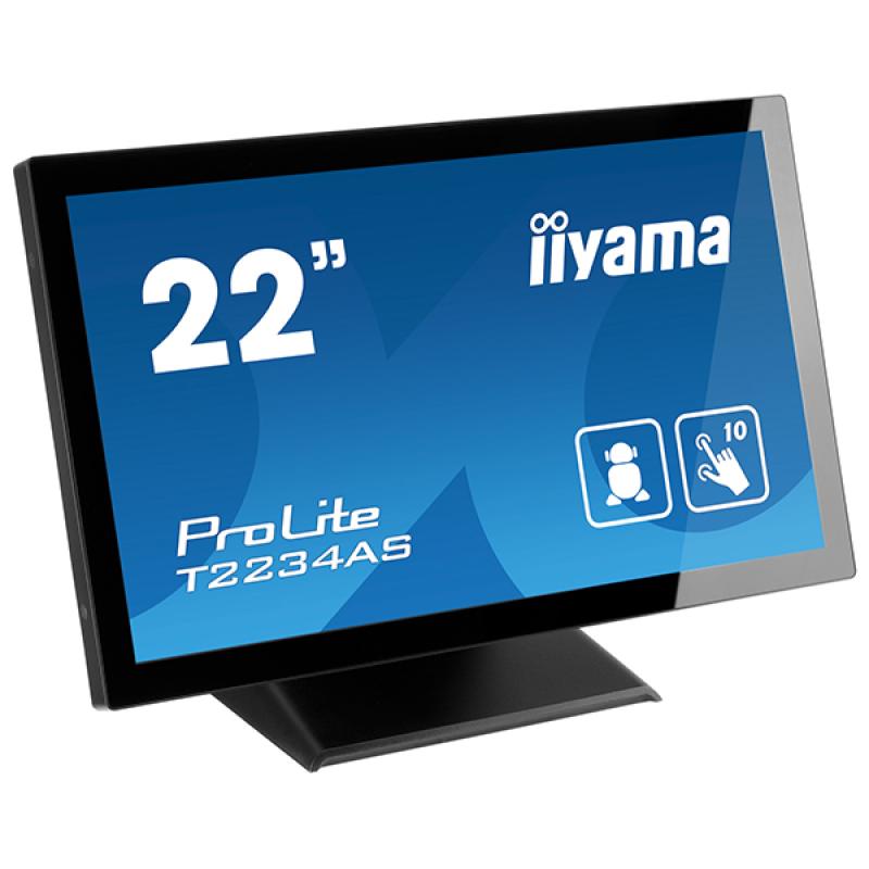 iiyama ProLite T2234AS-B1, 54,6cm (21,5''), Projected Capacitive, eMMC, Android 8.1, schwarz