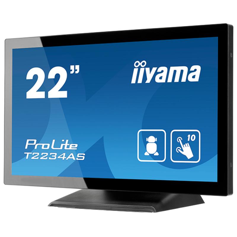 iiyama ProLite T2234AS-B1, 54,6cm (21,5''), Projected Capacitive, eMMC, Android 8.1, schwarz