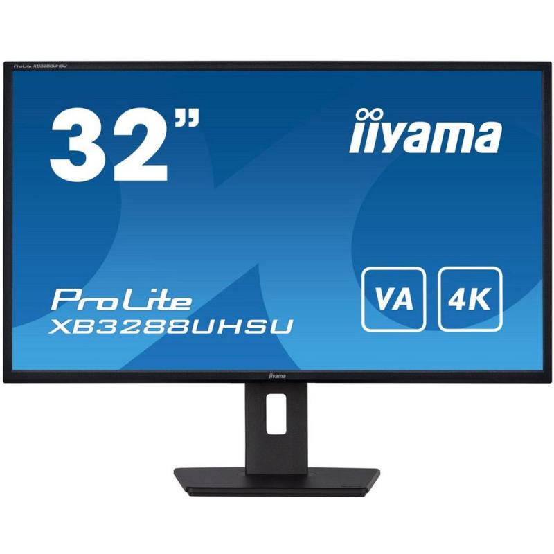 iiyama ProLite XB3288UHSU-B1, 80cm (31,5''), 4K Ultra HD, schwarz