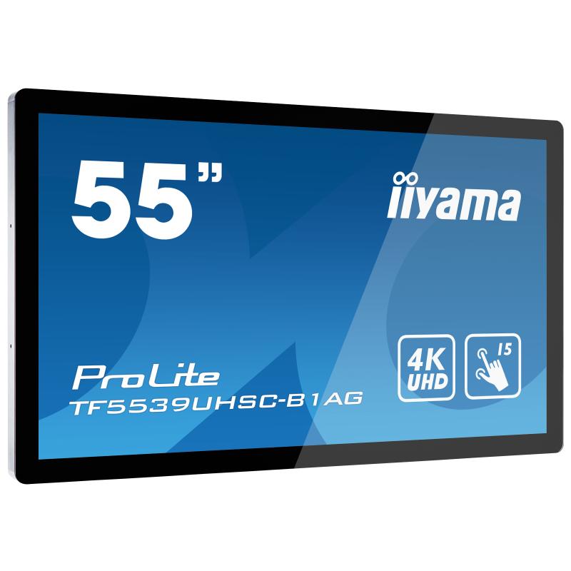 iiyama ProLite TF5539UHSC-B1AG, 139cm (55''), Projected Capacitive, 4K, schwarz, openframe