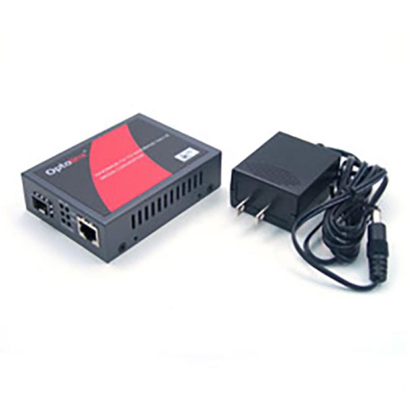 Media Converter 1x 10/100/1000Tx, 1x 100/1000 SFP, 5VDC 3W, 0 - 50C