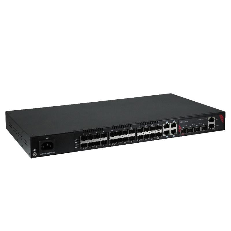 32-Port Man. Ind. GB-Switch, 24 x SFP, 4x10 GLAN