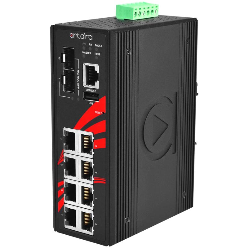 10-Port Managed POE+ Switch