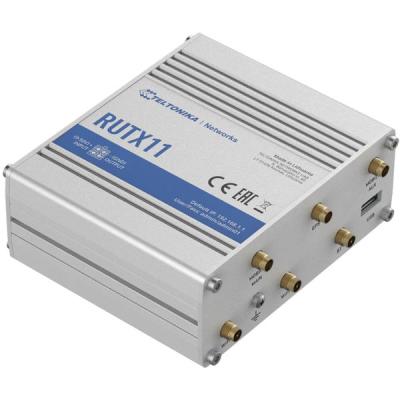 Teltonika RUTX11 Industrial Cellular Router, 4G LTE, DUAL SIM, WI-FI, 3x GB-LAN, WAN, NORDAMERIKA