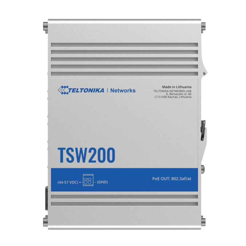 Teltonika TSW200 8 x Ethernet 2 x SFP Unmanaged PoE+ Switch