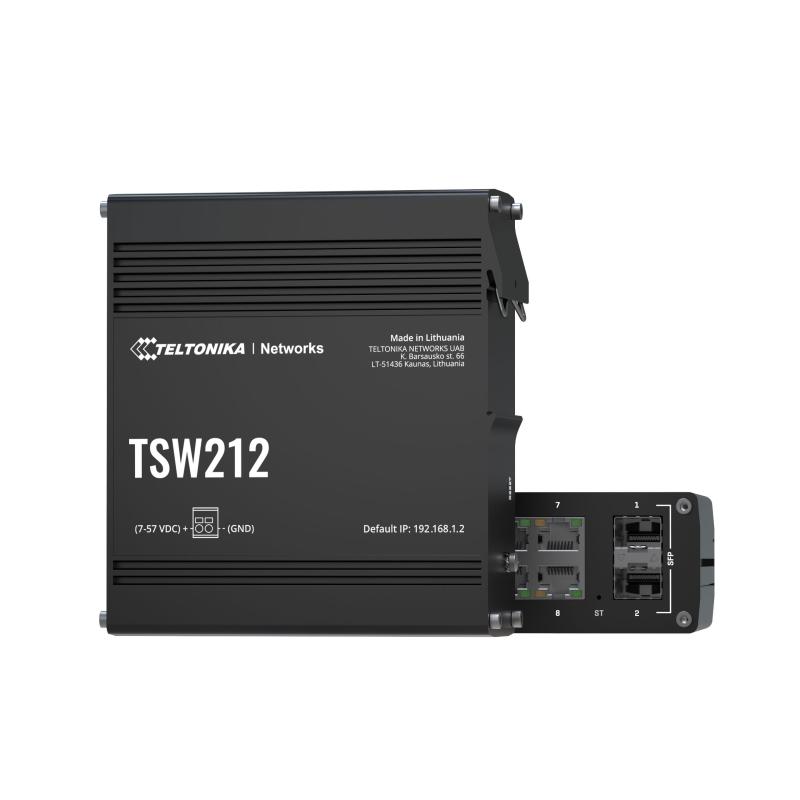 Teltonika TSW212 Managed Switch, ohne PSU