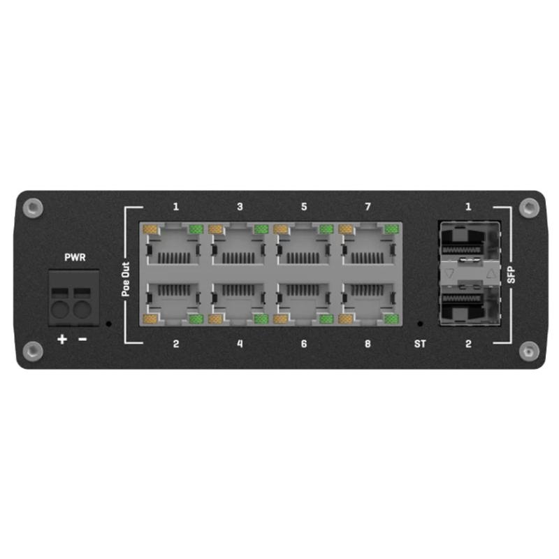 Teltonika TSW202 8 x Ethernet 2 x SFP Managed PoE+ Switch