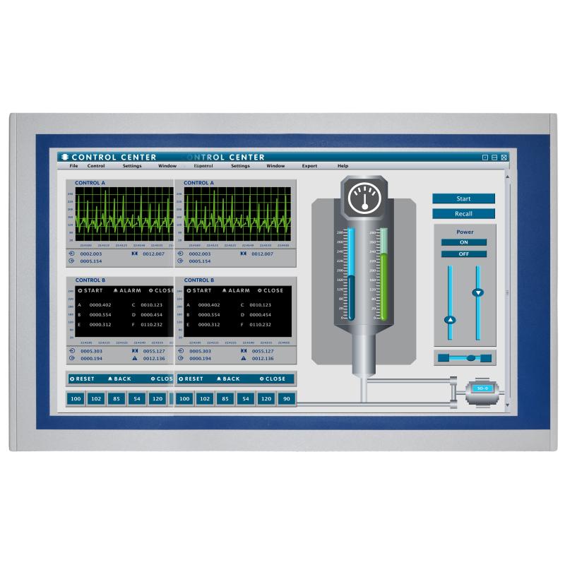 Panelmaster 2181, 21" Panel PC, J1900, 4GB, 128GB SSD