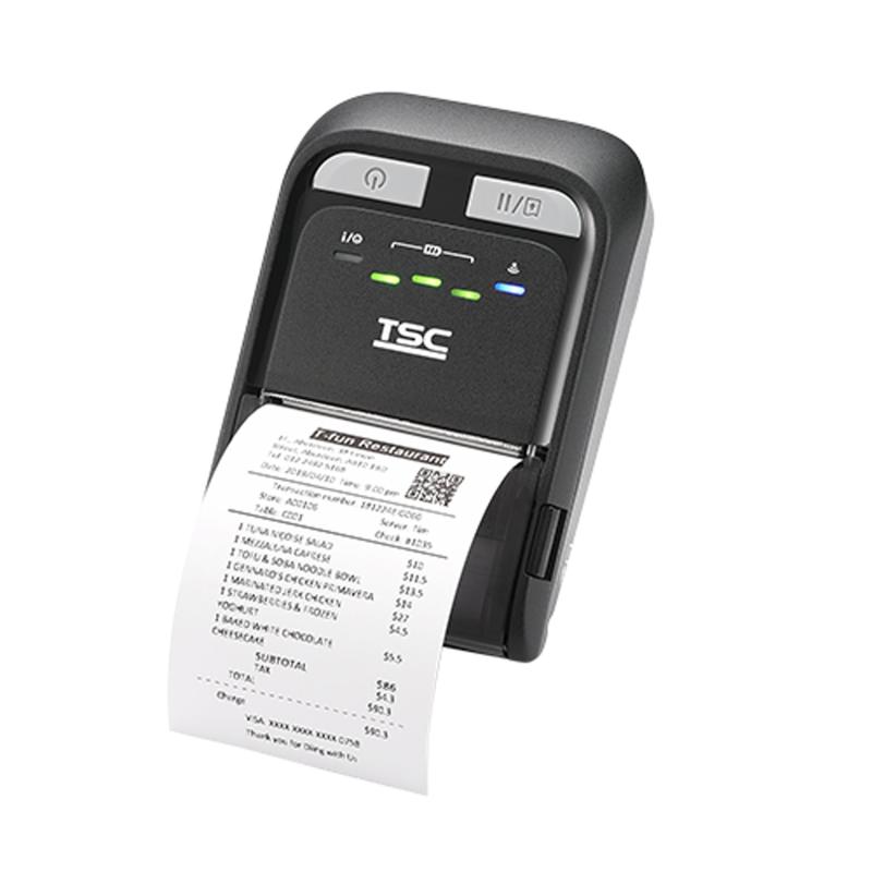 TSC Mobildrucker, Thermodirekt, 8 Punkte/mm (203dpi), Medienbreite (max): 58mm, Druckbreite (max.):