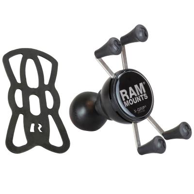 RAM Mounts X-Grip-Halteklammer für Smartphones bis 82,6 mm Breite - C-Kugel (1,5 Zoll)