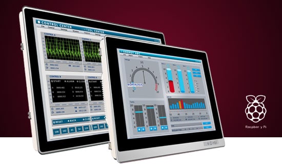 Günstige Raspberry Pi Touch Panel PCs für flexible Industrieanwendungen